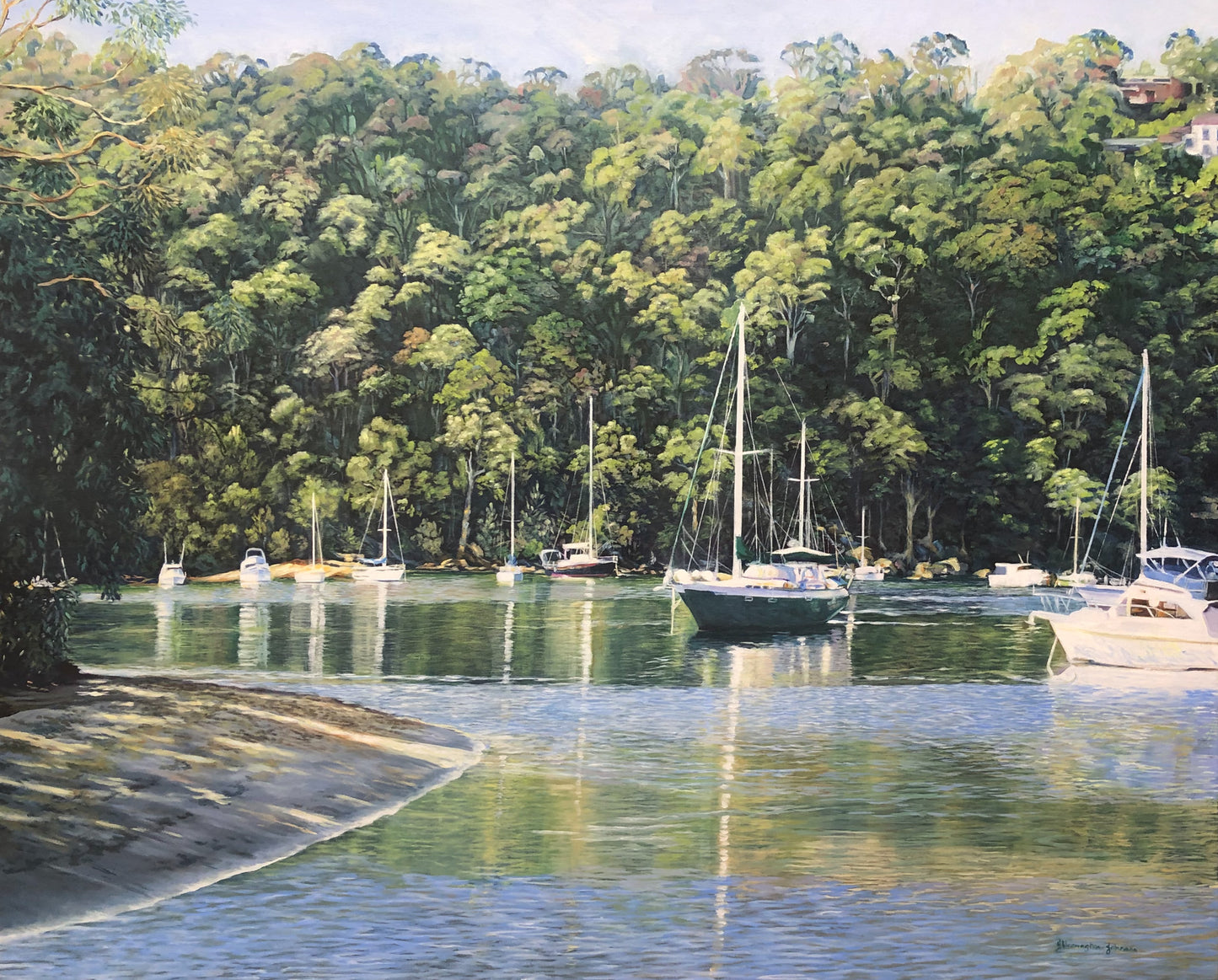 Yachts at Anchor - Echo Point, Roseville