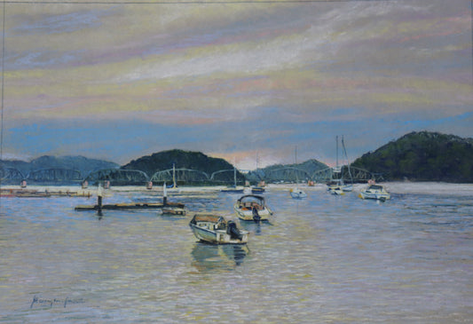 Brooklyn Bridge from Dangar Island